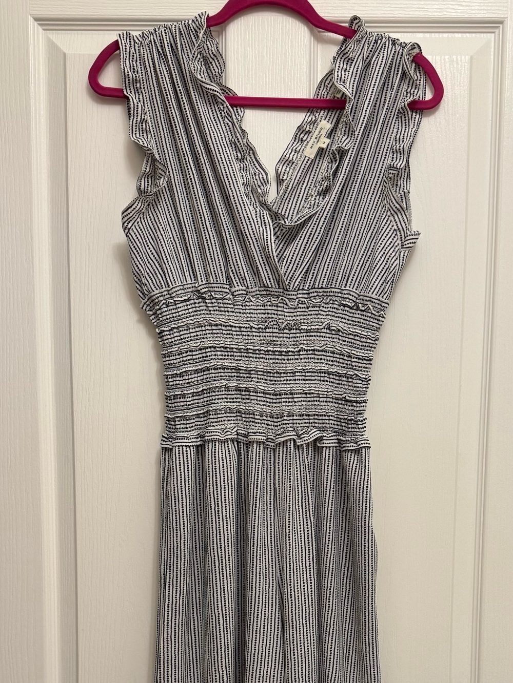 Max Studio Smocked Waist Jumpsuit